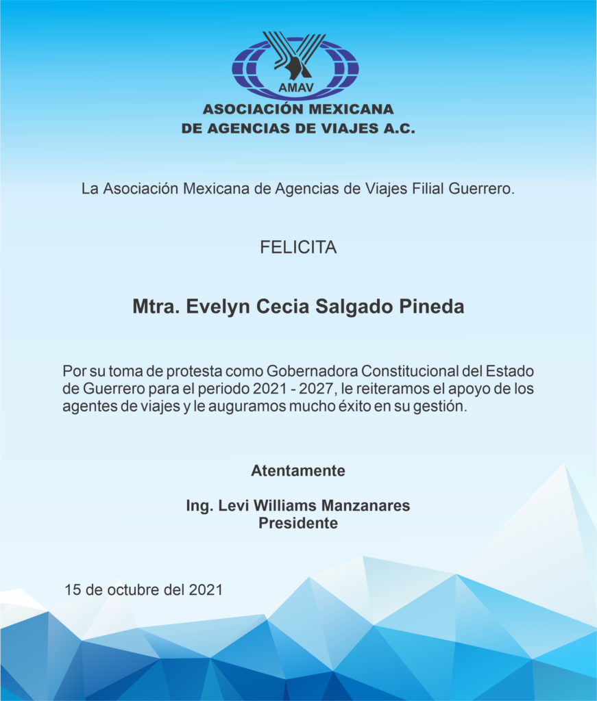felicitacion gobernadora Evelyn